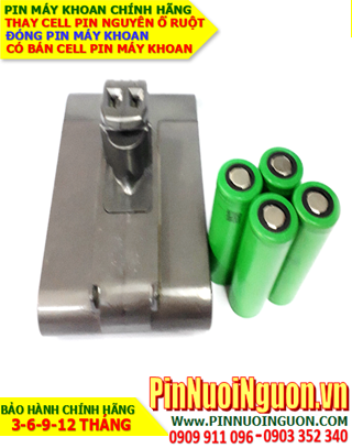 Pin sạc Lithium 14.8v 2600mAh; Pin máy khoan Dyson 14.8v 2600mAh Lithium sạc-Thay ruột pin máy khoan Dyson| ĐANG CÒN HÀNG